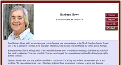 Desktop Screenshot of barbarahowe.net